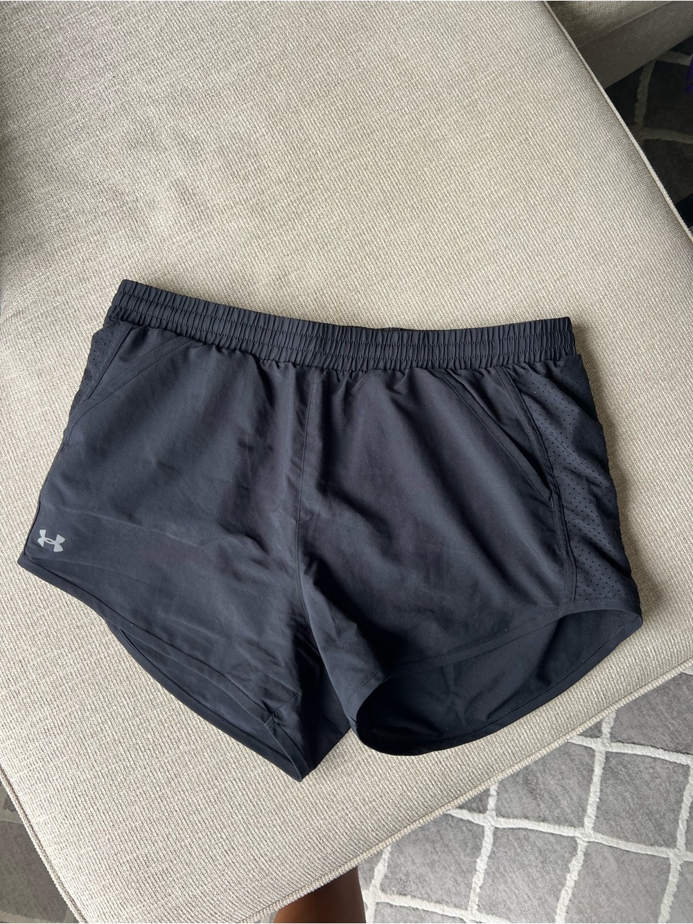 Under Armour Women's Black Performance Running Shorts